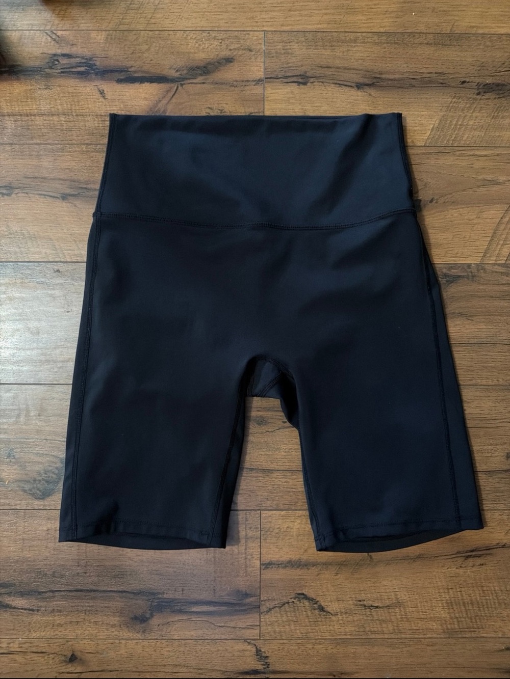 Zenana Black High-Waist Bike Shorts